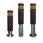 갈색 실리콘 스텐 볼라드 횡단보도 공원입구 차단봉 규제봉 학교 : 앤아더스