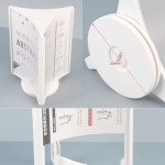 세준 스탠드 종이 메뉴꽂이 분식메뉴판 삼면꽂이 테이블스탠드 : 세준하우스