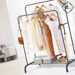 이동식 스탠드행거 2단진열 조립식 수납공간 옷보관 : 시냅스 3호점