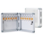 벽걸이형 알루미늄 키박스 12키 열쇠보관함 주차장 걸이 경비실 함 사무실 자동차키 열쇠 목욕탕 공용 : 유월이네상점