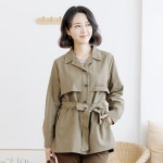 엄마옷 조이마담 J3370 비죠 벨트 코트 중년여성의류 : 조이마담 투스타시스
