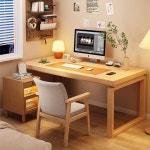 고급 고무나무 책상 사무실 조립 원목 엔틱 엔틱오피스 대 고무나무책상 테이블 사각 서재 : 제이앤디코