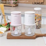 라온르 라코미다 무선멀티쵸퍼 이유식 다지기 2in1 디지털저울 LACH306 : 마켓전자