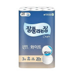 미래생활 잘풀리는집 더 도톰한 화이트 3겹 30롤 화장지 1팩 : jm컴퍼니