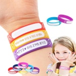 유아 아기 미아방지 팔찌 실리콘 발찌 15cm 도난방지 안전밴드 어린이집 단체구매 선물 : 보물상자1호점