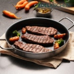 에델코첸 그릴 구이팬 스텐 고기불판 스테이크 24cm : 피프티파이브5