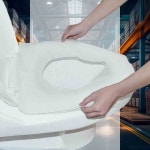 일회용 변기커버 10P 공중화장실 방역시트 간편시트 : 요트