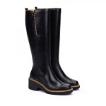 피콜리노스 블랙 컴포트 지퍼 롱부츠 ALCARAZ W7A-9650 BLACK : 스페인샵