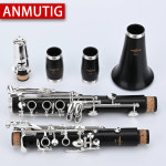 클라리넷 ANMUTIG 18 키 Bb 에보니 파이프 바디 소재 실버 G5111 : 잡화점 해시