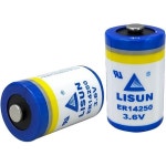 2개 세트 ER14250 12AA 3.6V 리튬 배터리 1200mAh ER 14250 LS14250 버튼탑 : 비에치11번가