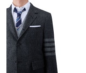 톰브라운 도니골 트위드 4-바 스트레이트 핏 스포츠 코트 MJU560A 05385 025 : 포제스럭셔리