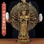 천수관음 불상 천수천안 관세음보살 나무아미타 A. 58cm 수천 손가아 인 블랙 Xiong : 원다스토어