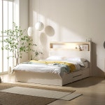 가구산책 편백 수납 LED 침대 K H6844 : All shopping