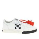 오프화이트 해머드 가죽 로우 벌칸라이즈 스니커즈 OMIA293C99LEA0020110 0110 : 어도어럭스