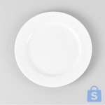 SU 도자기 진양식접시 8.5인치 백색 파스타접시 : V슈퍼몰V