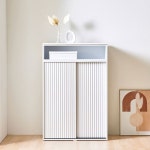 가구산책 템바보드 슬라이딩 수납장 800 대형 H7063 : All shopping