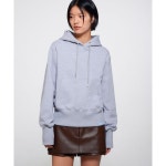 매장정품 UNI ERA HEAVY HOODIE - WHITE MELANGE EA3UAHD02MLG 131651 : 거팔