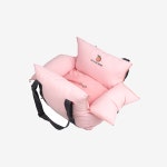 패리스독 쁘띠 꿀잠 카시트 , 핑크 : 개밥도둑