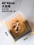 길고양이 둥지 야외 방수 및 방한 쉼터 야외 겨울 두꺼워진 밀폐형 안전감 방한 따뜻한 둥지 방수알루미늄 코팅 작은 : 카와무역