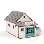 늘다섯 미니 종로약국 건축모형 목재조립키트 : 늘다섯