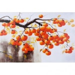 피포페인팅 2032 가을정취 감나무 DIY명화그리기 그리기 풍경그림 유화그리기 돈들어오는 : 베리타스몰