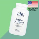 바이탈 뉴트리언츠 용담 뿌리 루트 추출물 베타인 HCl 펩신 225캡슐 Vital Nutrients Betaine Pepsin Gentian Root Extract 225 Caps... 