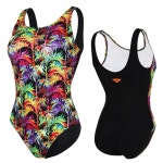 XBLUE 여자 아쿠아로빅 원피스 수영복 O1285 패션수영복 : 키드앤키드