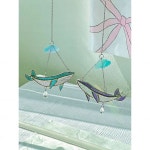 유니나스테인드글라스 감성소품 고래썬캐쳐 공간인테리어 선물 : 이선상점32