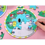 지구 환경보호 지킴 할일 컬러링 종이 직소퍼즐판 DIY 5개 : 어린이diy키트만들기샵