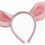 핑크 돼지 헤드밴드 코 장식 어린이용 축제 소품 농장 테마 꿀꿀 : rieun