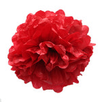 리빙다 꽃모빌(25cm)레드 10개입 : 리빙다