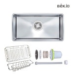 백조씽크 콰이어트860 언더볼 사각볼 바스켓수세미망먹배수구 포함 일반 : 씨유니마켓