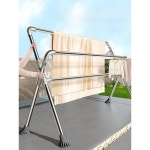 접이식 옥외옥내 옷 건조대 실내 실외 바람막이, 접이식 다목적 높이 조절 가 【신축형 업그레이드】 길이 1.2 - 1.6m _ 높이 1.3m : 딸기야놀자.