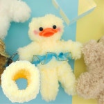 4인용 레몬 옐로우 모루인형 키링 만들기 털철사 공예 재료 엄마표미술 언어능력 방과후 : 바베트 잡화점