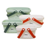 태극 파스텔 다용도 목욕 사우나 수영장 헬스장 샤워 바구니 : 아토플라자