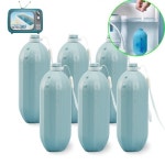 변기청365 자동 변기 세정제 크리너 6병 화장실 욕실 변기 청소 세정제 순삭 클러너 위생줄 포함 : 핑크마켓0706