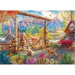 RoseArt 직소퍼즐 명화 풍경 컬렉션 장식 로즈아트 코닥 프리미엄 목장 픽업 성인용 1000피스 직소 퍼즐 Ranch Pickup : 부자고래10호점