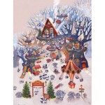 Pintoo 직소퍼즐 명화 컬렉션 집들이 풍경 핀투 조각 맞추기 퍼즐 1200조각 성인용 줄리아 바이히체바 판다 랜드 아름다운 플라스틱 가정용... 