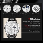 남성 가죽시계 방수 클래식 손목시계 G5529 BB G2878HP-BH : Osaka Shopping