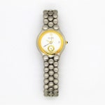 [Bulova] 쿼츠 시계 부로바 마르코 폴로 스틸과 18k 골드 날짜 표시 : 아마빌레마켓