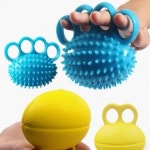 다모아만물상 무소음 실리콘 악력기 손가락마사지 마사지 마사지볼 손마사지기 마사지기구 손가락재활기구 : 다모아만물상