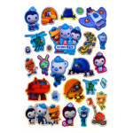 바다탐험대 옥토넛 신기한 육지탐험 스티커 놀이세트 : 두잇샵