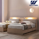 웨스트프롬 웨스틴 LED 수납침대 SS+호수 매트 SS : GSSHOP TV쇼핑