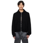 엘리엇 에밀 블랙 람피 니트 후드티 PREAW25 M 07 076 BLK01 WOOL BLACK 252295M202000 : 페칭