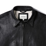 [Art if acts] [아트이프액츠] 25FW Vegetable Leather Swing Jacket Black 비건 레더 자켓 : wyndshop