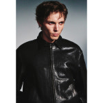 [Art if acts] [아트이프액츠] 25FW Vegetable Leather Swing Jacket Black 비건 레더 자켓 : wyndshop