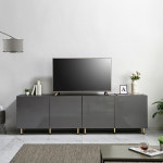 네시스 레띠 디자인 키높은 거실장 2400 NSF251C (착불) : GSSHOP TV쇼핑