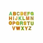 영어대문자 유아영어 영어교구 교육자료 : 청연테크스토어