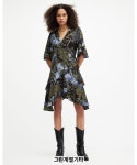 ALLSAINTS 올세인츠 MEAGAN BATU WRAP OVER MINI DRESS 랩 오버 미니 드레스 원피스 W052DA-9404 그린 계열 기타 : 삼비비 컬렉션