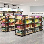 양면 편의점진열대 약국 랙 마트 선반 매대 C. 4층 메인프레임 80x60x130 : 오에이비천사